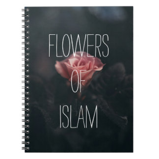 blommor från islam notebook muslimah islamic gift anteckningsbok