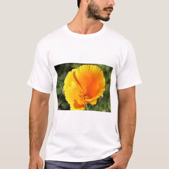 Blommor från Kalifornien-vallmo T Shirt (Framsida)