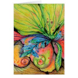 Blommor från Kärlek Hälsningskort