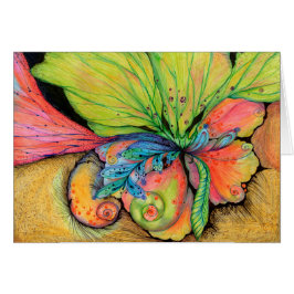 Blommor från Kärlek Hälsningskort