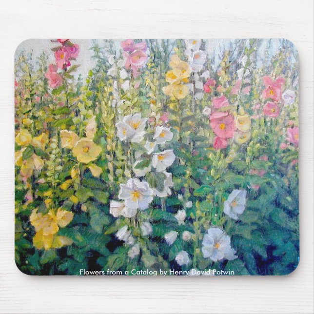 Blommor från katalog musmatta (Framsidan)
