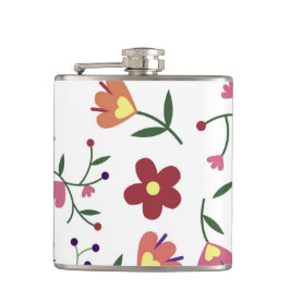 Blommor från mönster fickplunta