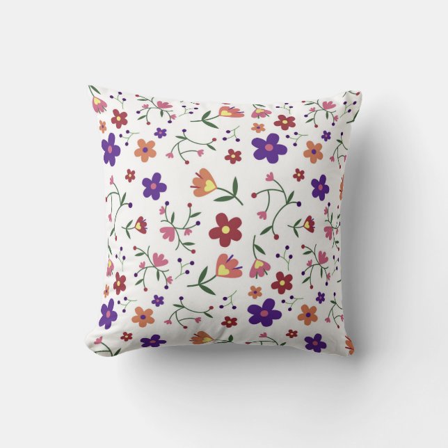 Blommor från mönster kudde (Framsida)