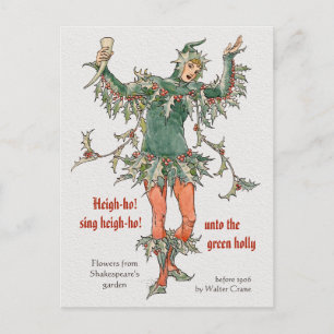 Blommor från Shakespeare Holly Walter Crane CC0968 Vykort