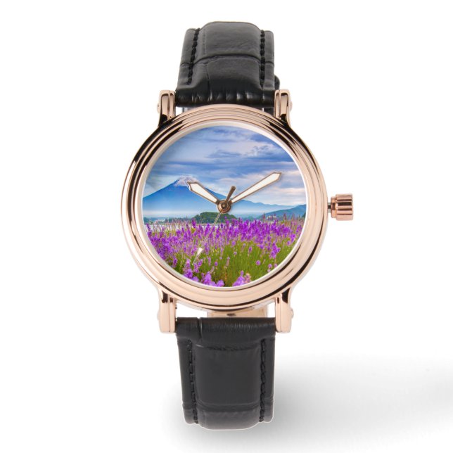 Blommor | Fugi Japan Armbandsur (Framsida)