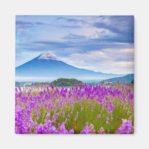 Blommor Fugi Japan Magnet