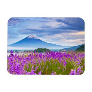 Blommor Fugi Japan Magnet