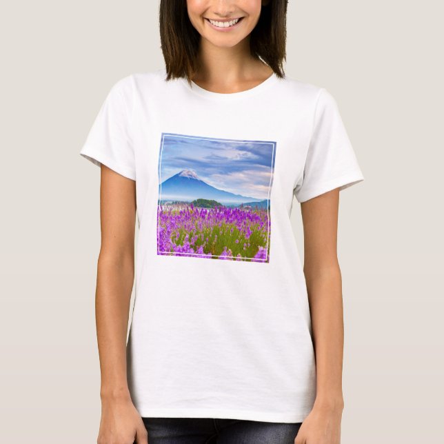 Blommor | Fugi Japan T Shirt (Framsida)
