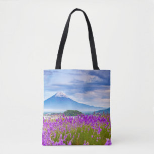 Blommor Fugi Japan Tygkasse