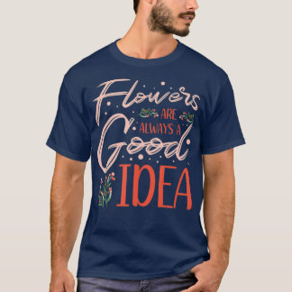 Blommor g för en växt Älskare Florist T Shirt
