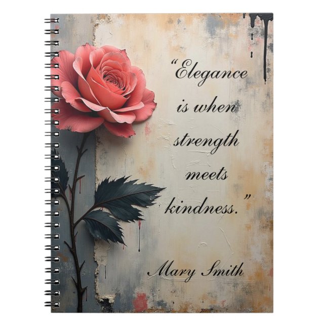 Blommor Galore  Anteckningsbok (Framsidan)