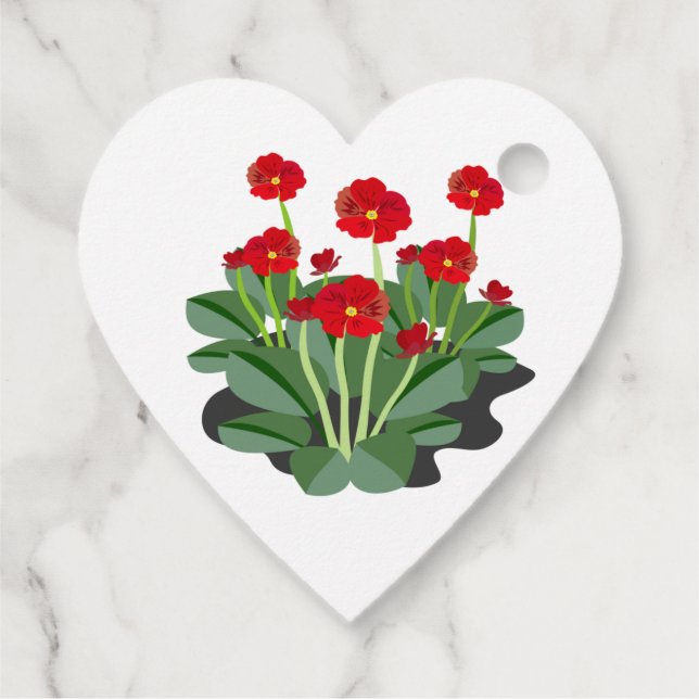 Blommor Gåvor Etiketter (Baksida)