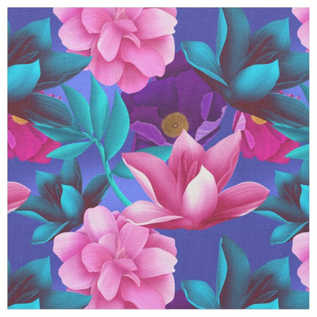 Blommor GC11 Tyg (Närbild)