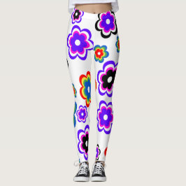 Blommor Girls lagging Leggings