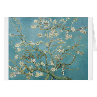 Blommor Gogh förgrena sig mandelblommarnaturen Hälsningskort