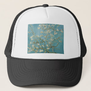 Blommor Gogh Grenar Mandelblomning Natur Keps