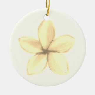 blommor gör julgransprydnad keramik
