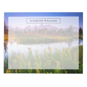 Blommor Grand Teton National Park Wyoming Anteckningsblock