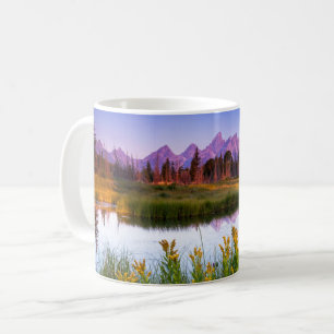 Blommor Grand Teton National Park Wyoming Kaffemugg