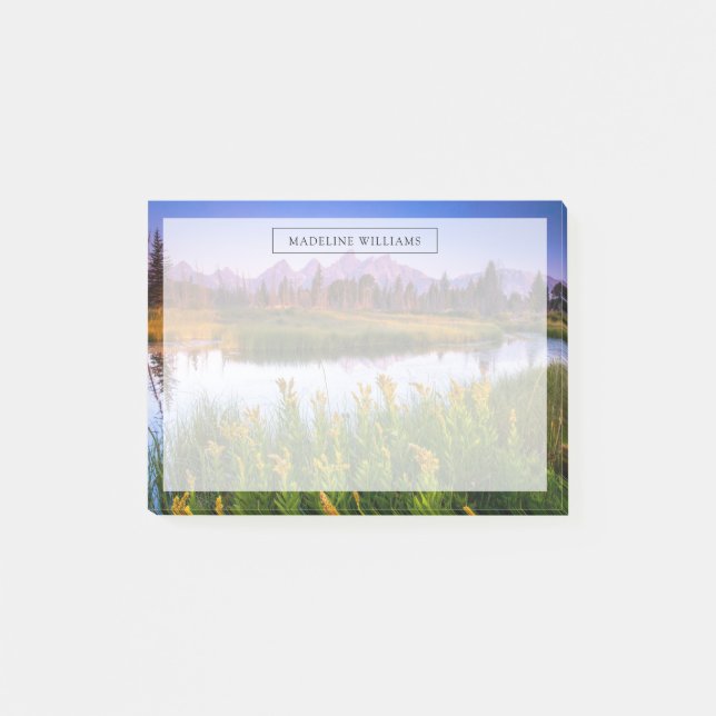 Blommor | Grand Teton National Park Wyoming Post-it Block (Framsida)