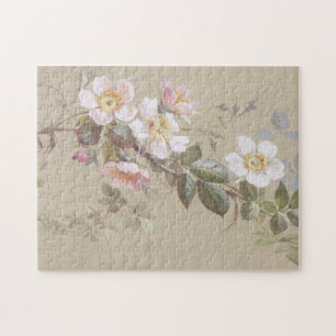 Blommor, Gren och Löv Puzzle Pussel