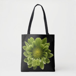 Blommor Grönt Chrysanthemum Tygkasse