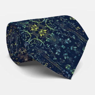 Blommor Guitar Neck Tie Art Guitars Slips