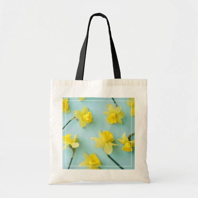 Blommor | Gult Daffodils Tygkasse (Framsidan)