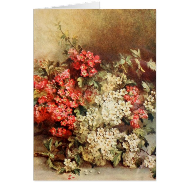 Blommor Hälsningskort (Framsidan)