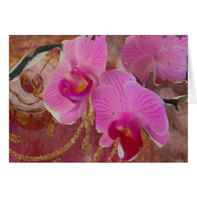 blommor hälsningskort (Framsidan Horizontal)