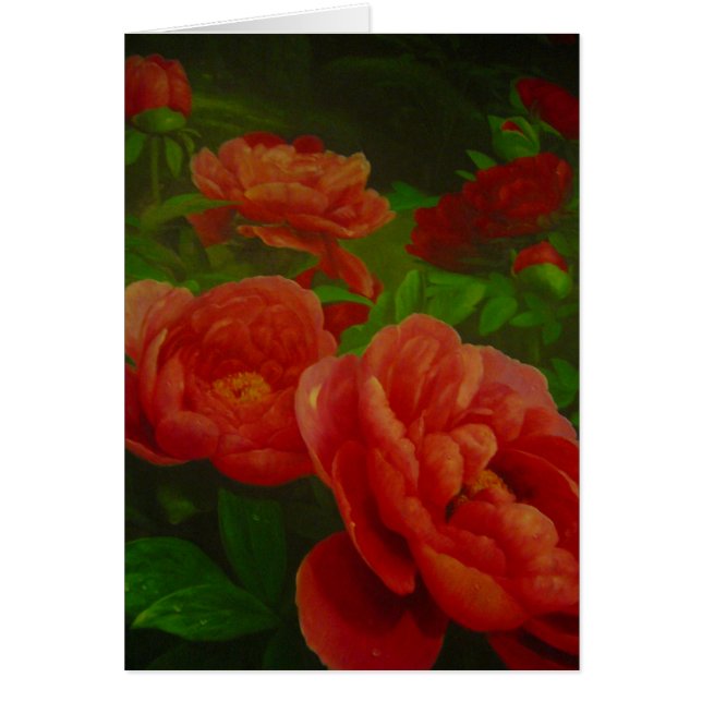 blommor hälsningskort (Framsidan)