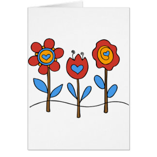 blommor hälsningskort