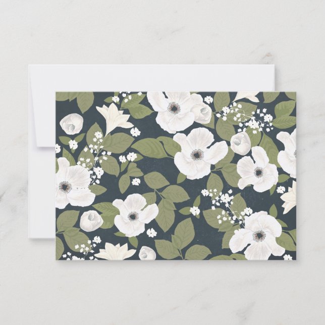 Blommor, handwirtten vintage bröllop OSA (Framsida)