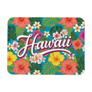 Blommor Hawaii Resa Magnet