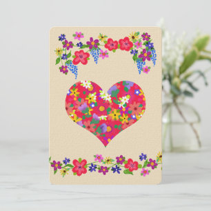 Blommor Heart Shape Valentine Day
