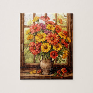 Blommor Helenium Puzzle 110 Pcs. 8" x 10" Pussel