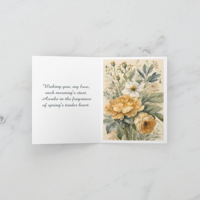 Blommor Helgkort (Inuti)