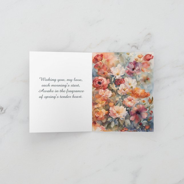 Blommor Helgkort (Inuti)