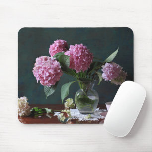 Blommor Hydrangeas i Vas Musmatta