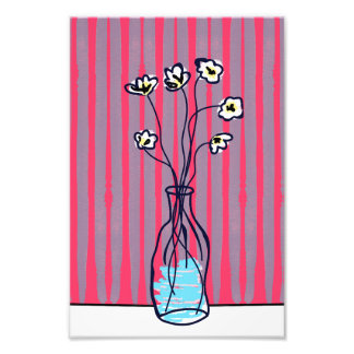 Blommor i A Vas Poster