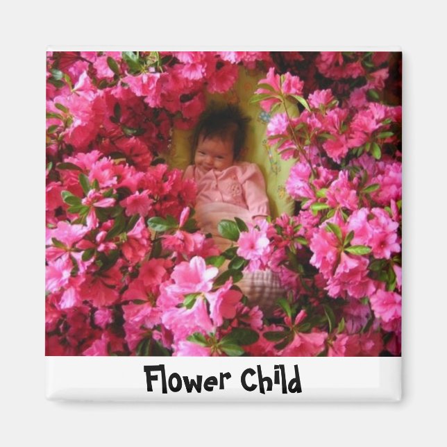Blommor i april, Flower Child Magnet (Framsidan)