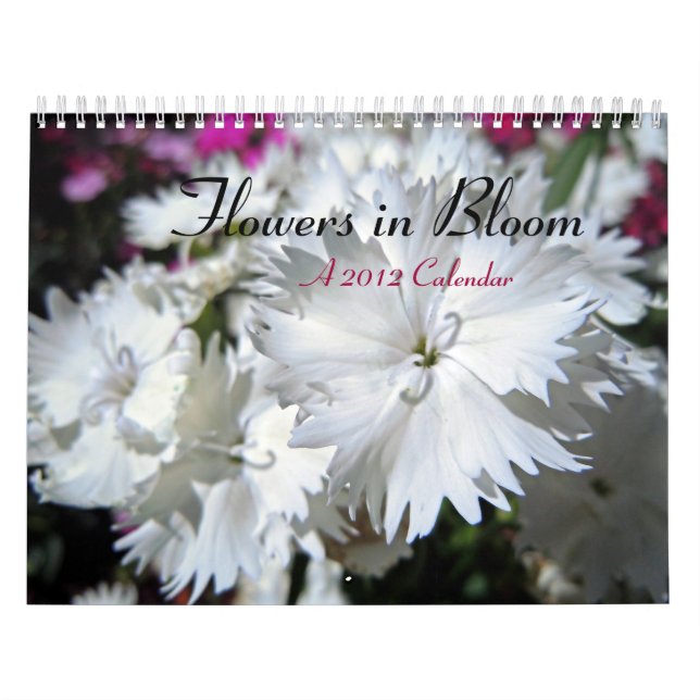 Blommor i blom kalender (Omslag)