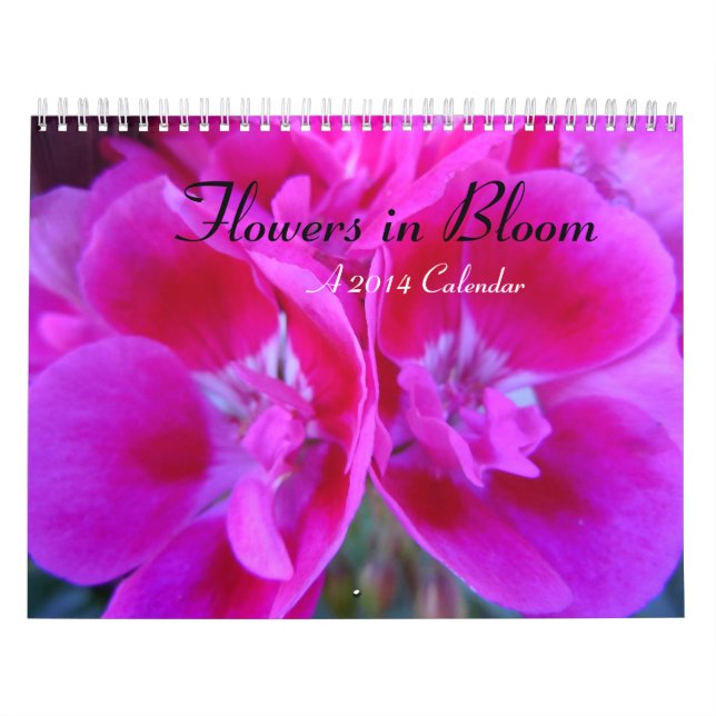 Blommor i Bloom 2014 Kalender (Omslag)