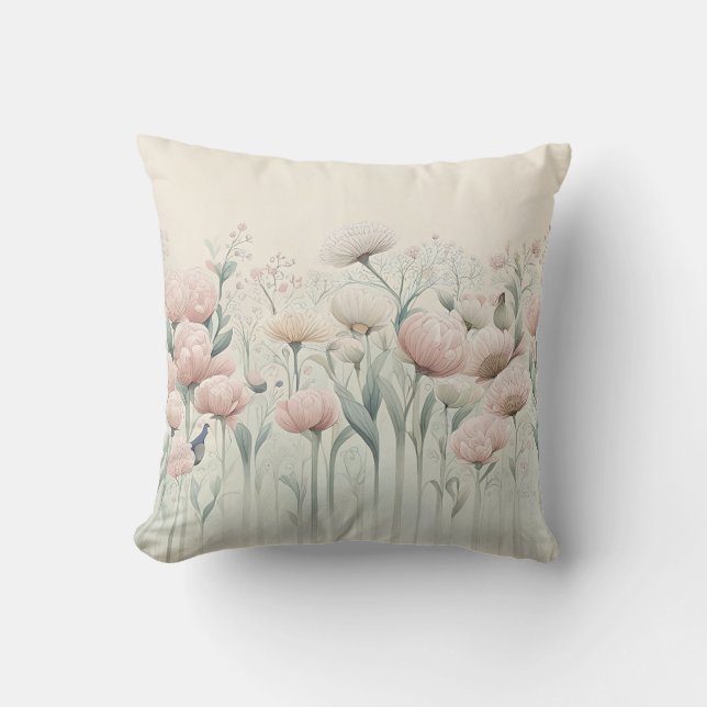 Blommor i Bloom Kudde (Framsida)