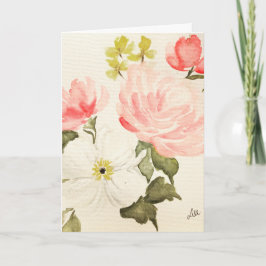 Blommor i Bloom Mors dag Card Kort