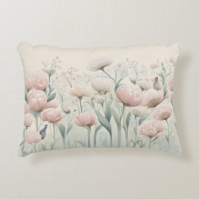 Blommor i Bloom Prydnadskudde (Framsidan)