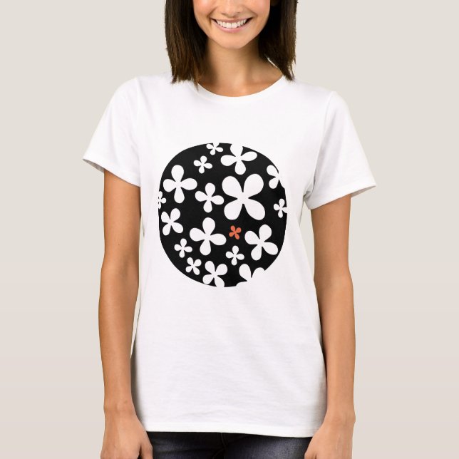 Blommor i boll t shirt (Framsida)