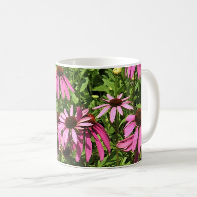 Blommor i Chateau Morrisette Winery, Floyd, VA Kaffemugg (Framsida höger)