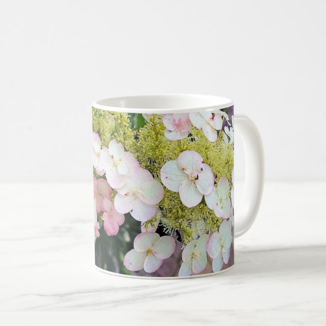 Blommor i Chateau Morrisette Winery, Floyd, VA Kaffemugg (Framsida höger)