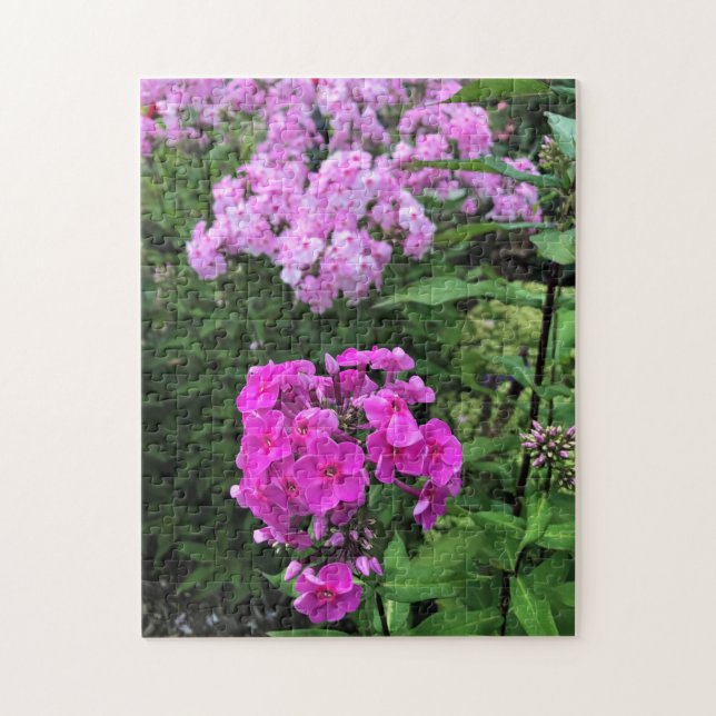 Blommor i Chateau Morrisette Winery, Floyd, VA Pussel (Vertikal)